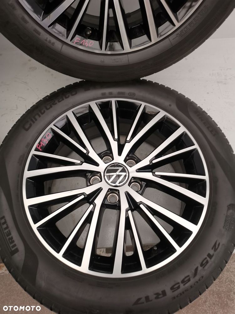 VOLKSWAGEN TOURAN VW KOLA FELGI ALUFELGI OPONY LATO 215/55R17 - 5
