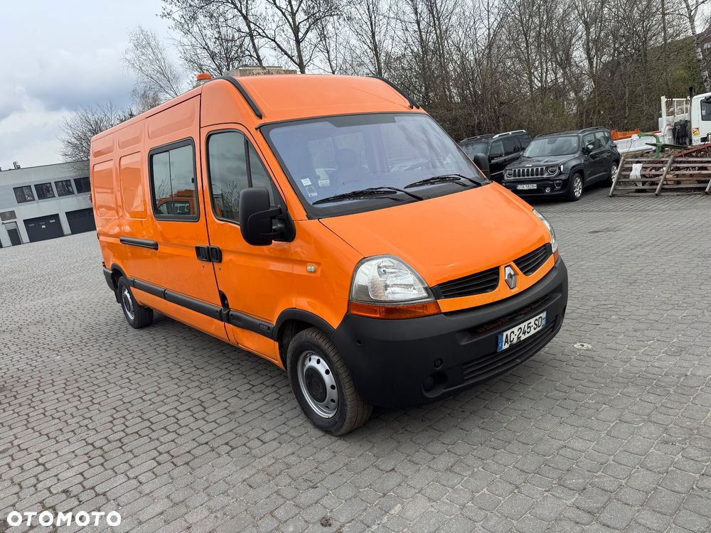 Renault Master Brygadówka 2009 r. 9 Osobowy 3 rzędy siedzeń 2m paka - 3