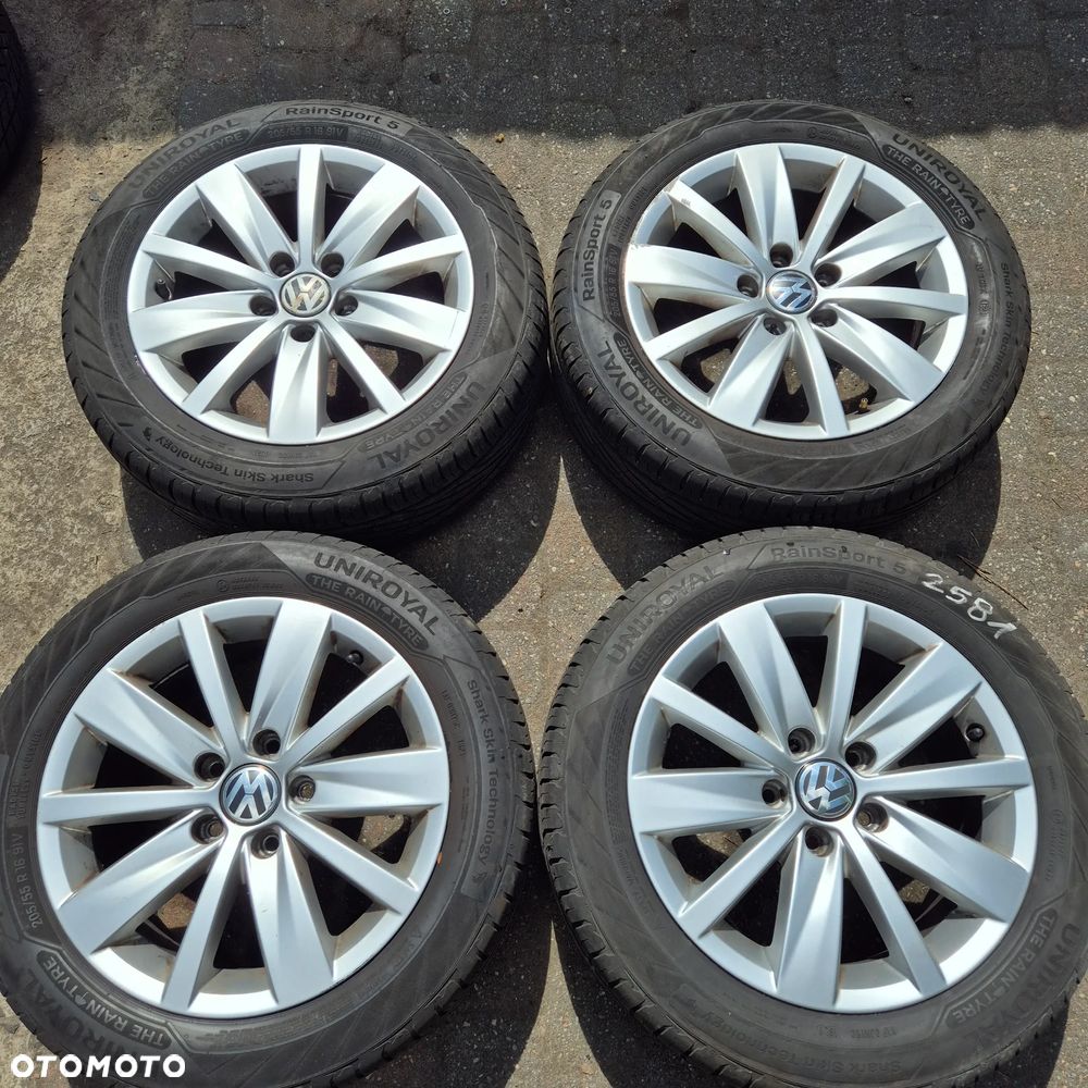 LATO KOŁA 205/55 R16 VW GOLF CADDY PASSAT AUDI A3 A4 OCTAVIA LEON TOURAN - 1