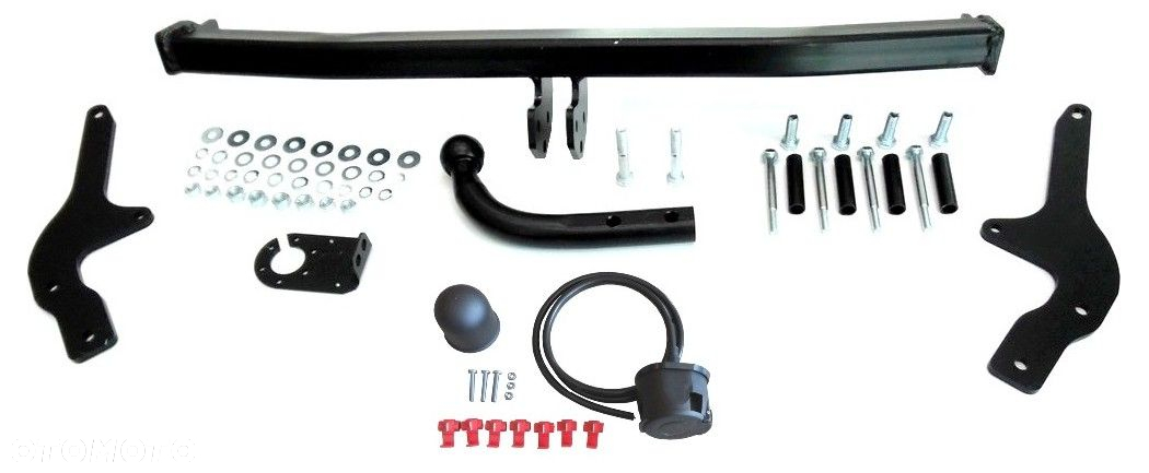 Nowy Kompletny Hak Holowniczy + Kula + Wiązka Uniwersalna + Gniazdo elektr. do Renault Clio 3 III Hatchback HTB 3+5D od 2005 do 2013 - 2