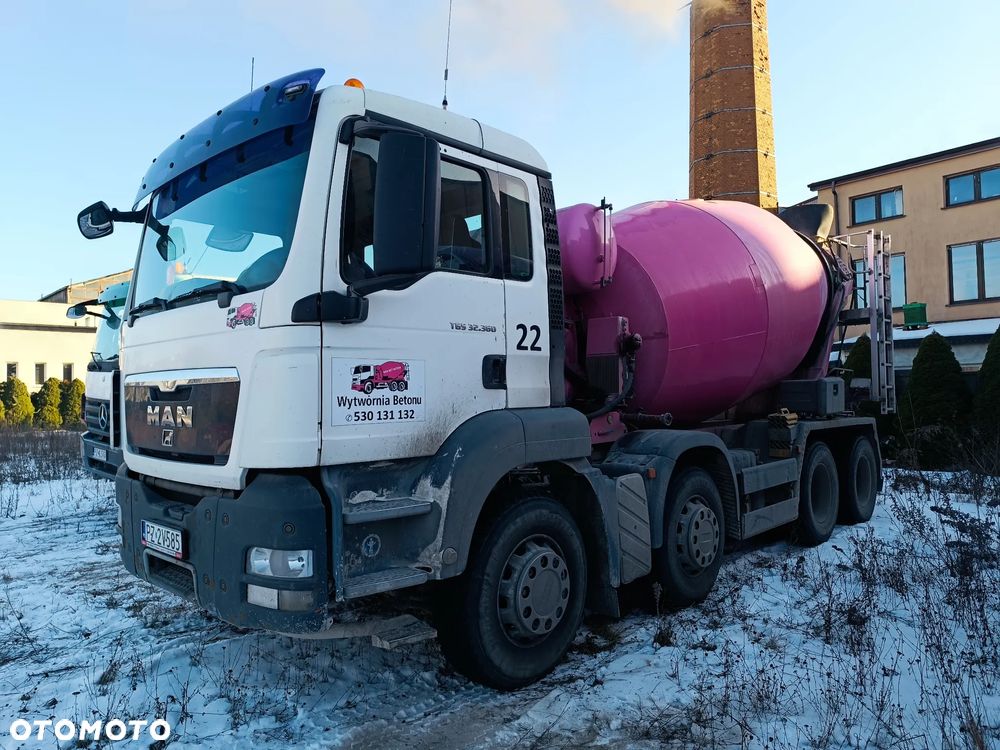 MAN TGS 32-360 8x4 STETTER - GRUSZKA 9m3 - 7