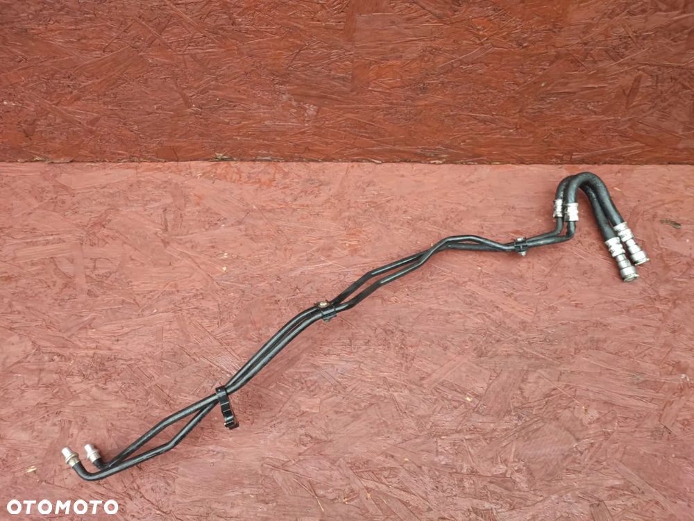 BMW E60 LCI / E61 LCI. ORYGINALNE PRZEWODY OLEJU DO AUTOMATYCZNEJ SKRZYNI BIEGÓW 6HP21 DO SILNIKA N53 / N52 O NR: 7 592 520 / 7 581 407 / 7 576 177 / 7 572 454 OEM. W BARDZO DOBRYM STANIE TECHNICZNYM. - 2