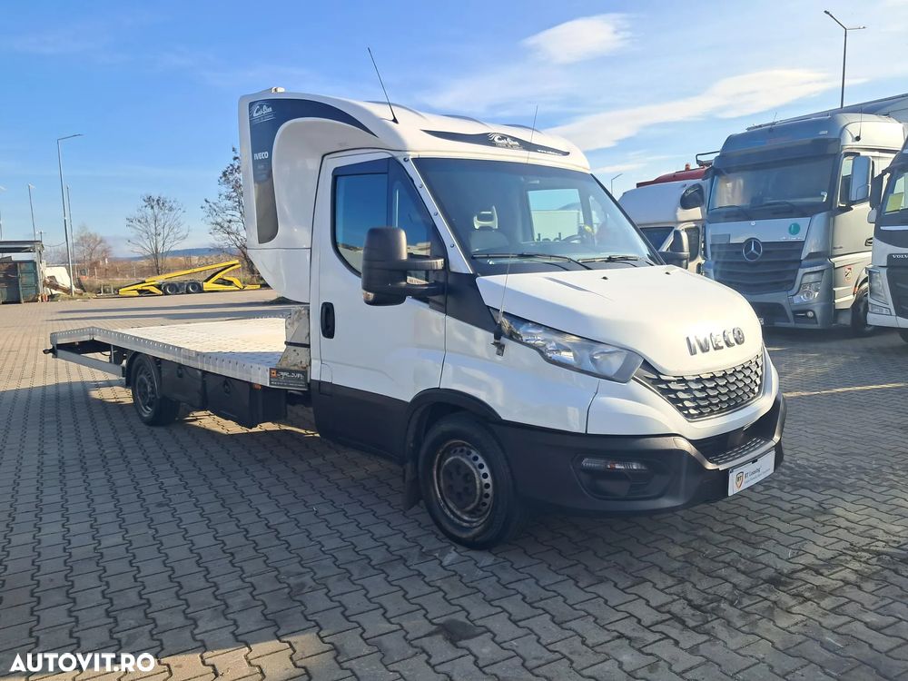 Iveco daily 35s16 3.0d 160cp platforma transport auto - 2