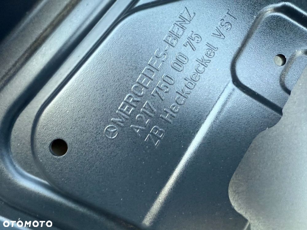 klapa bagaznika tyl tylna mercedes s-coupe w217 chrom 2014- cala oryginalna - 7