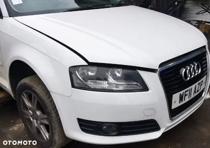 Kompletny przod AUDI A3 bialy 2011 - 3