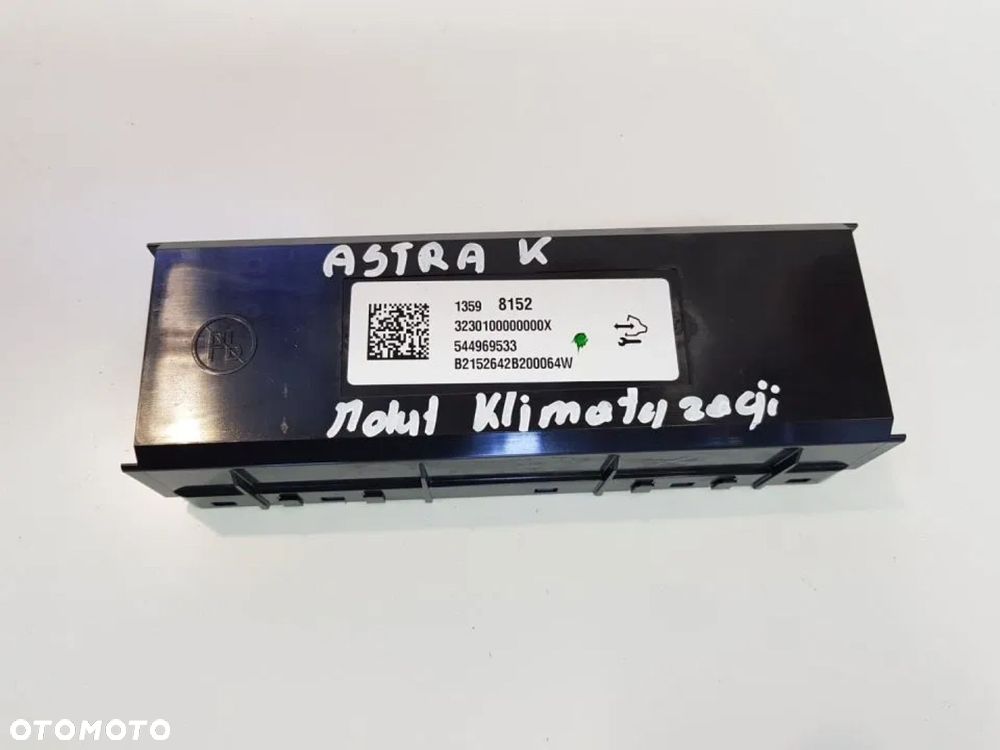 MODUŁ KLIMATYZACJI OPEL ASTRA K V 13598152 - 1