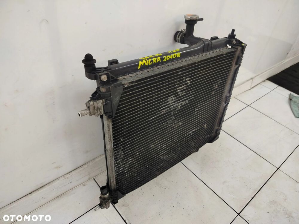 NISSAN MICRA K13 - KOMPLET CHŁODNIC WENTYLATOR 1.2 BENZYNA - 3