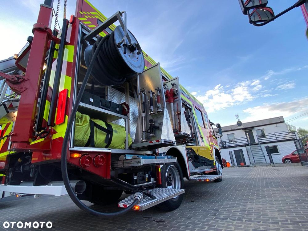 Mercedes-Benz Straż pożarna pojazd pożarniczy MERCEDES ATEGO 4x4 GBA średni terenowy uterenowiony blokady mosty reduktor maszt oświetleniowy - 14