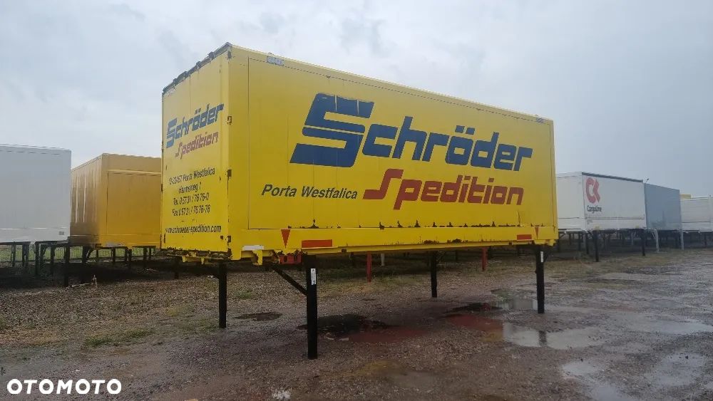 Krone 9.500zł netto KONTENER/ZABUDOWA 7.45x2.50M BDF STANDARD STALOWY GARAŻ MAGAZYN ZAMYKANY DRZWIAMI MOŻLIWOŚĆ TRANSPORT - 2