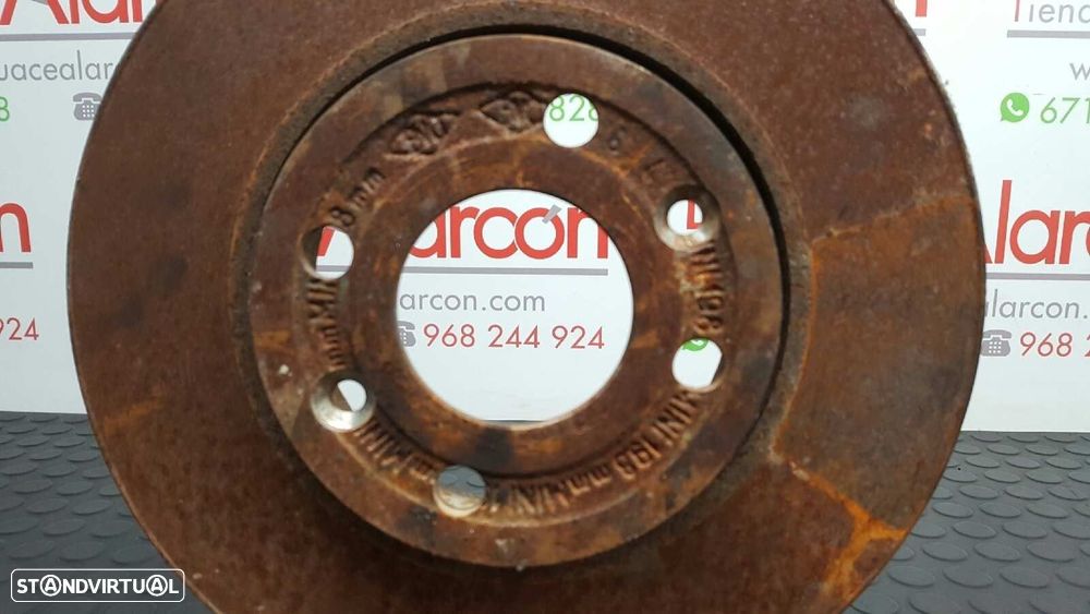 DISCO DE TRAVÃO FRENTE RENAULT CLIO III EXCEPTION - 2