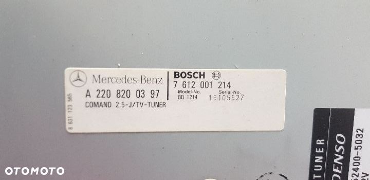 MERCEDES W220 W219 CLS TUNER TV 8638300128 - 2