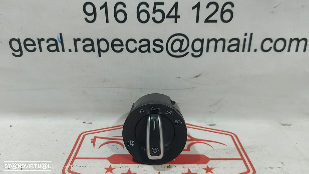 Comando Luzes Switch Comutador Botão VW Golf 5 V 3C8941431 Original - 1
