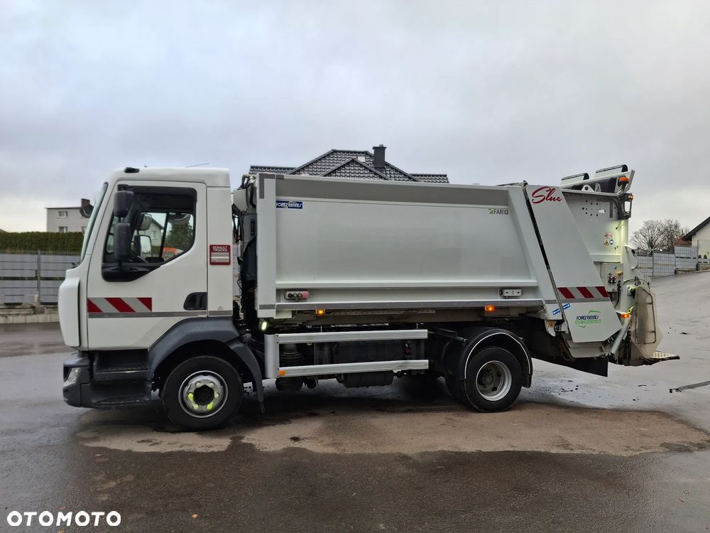 Renault D12 Truck Śmieciarka FARID Forez Bennes EURO 6 2016 rok 2 Osie Opony Bardzo Dobry Stan Zawieszenie Na Poduszkach - 10