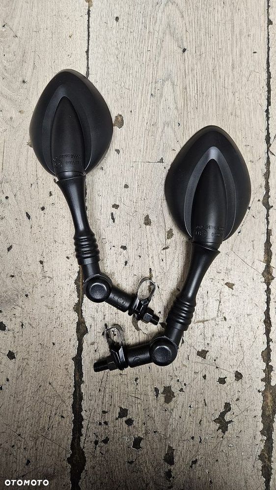 Lusterka uniwersalne Shin Yo z przegubem M10 czarne para homologacja - 11