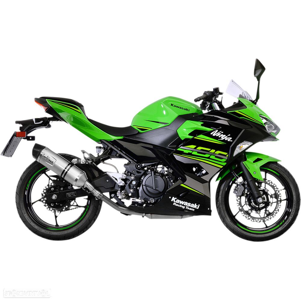 ponteira escape leovince kawasaki ex 400 ninja / z 400 - 14259e - 1