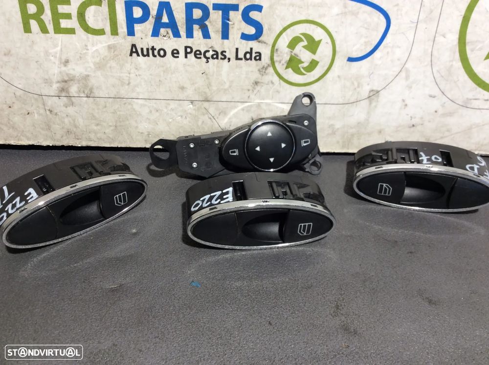 Comando Vidros e Espelhos Mercedes E220 CDi 163cv ano 2002 a 2009 - 1
