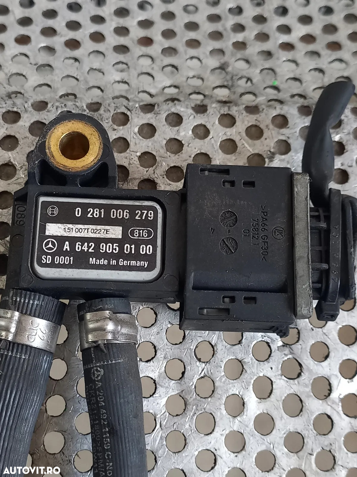 Senzor Temperatura Presiune Gaze Mercedes 2.2 Cdi Euro 5 Motor 651 Cod A C/E Class W204 W212 Vito V - 3