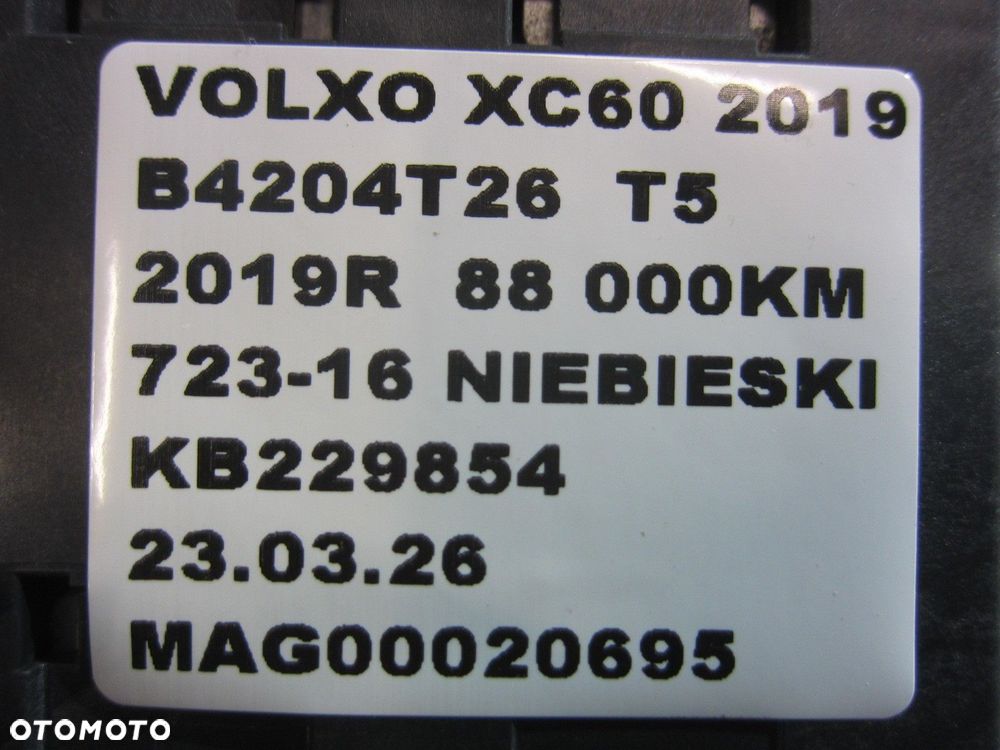 VOLVO XC60 II XC 60 KLEMA PLUSOWA BEZPIECZNIK AKUMULATORA 31456002 - 10