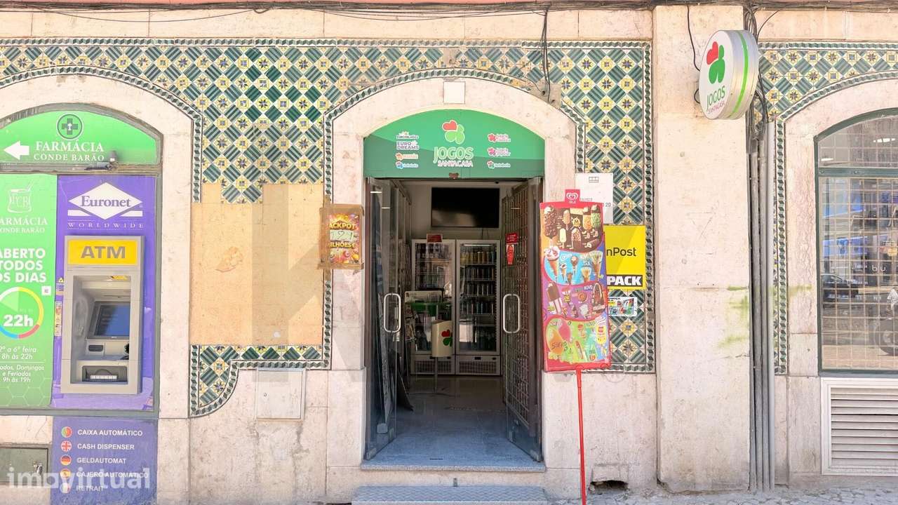 Loja comercial com montra junto à futura Estação de Metro de Santos - Grande imagem: 4/18