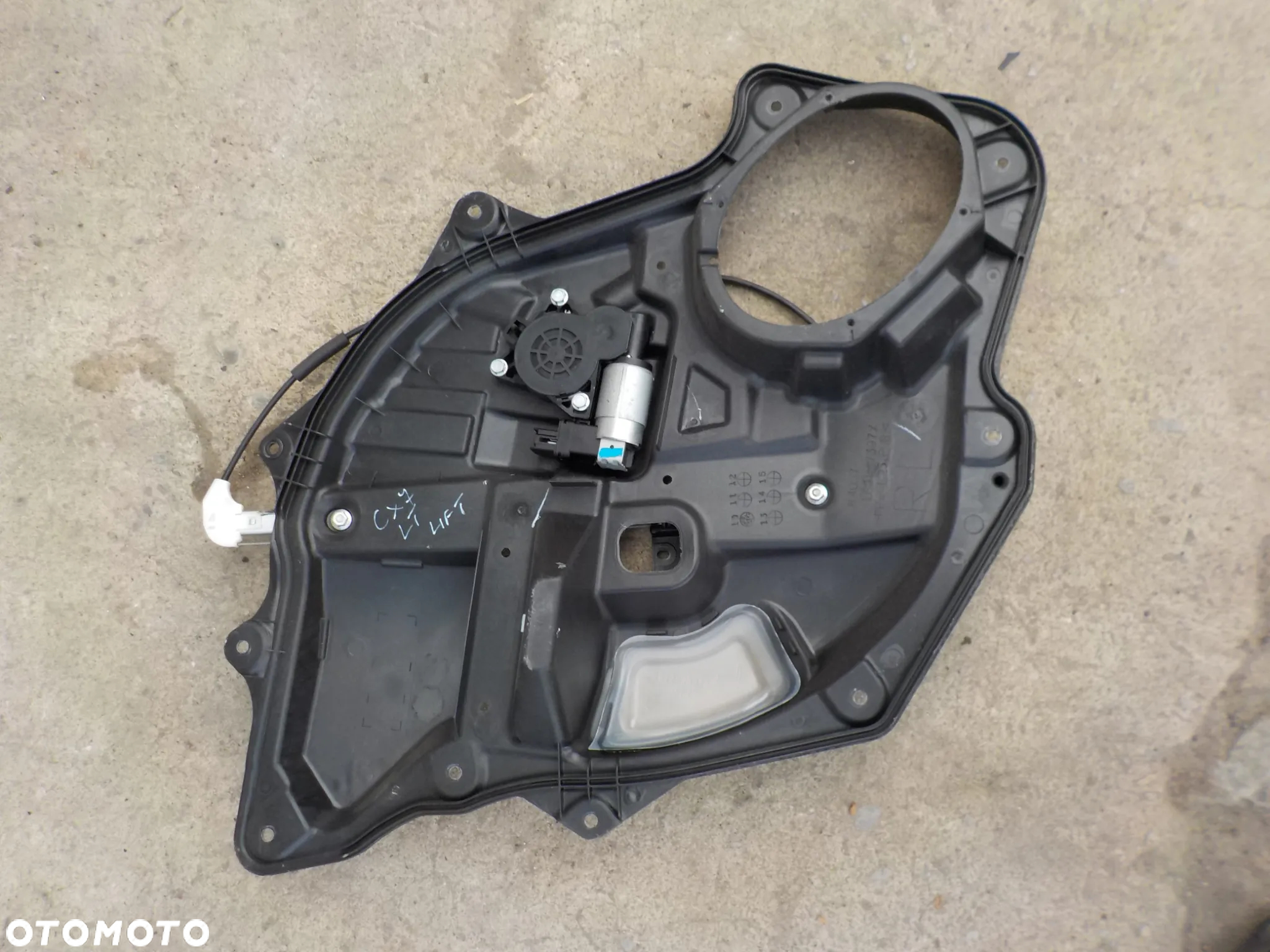 MAZDA CX-7 CX7 MECHANIZM PODNOŚNIK SZYBY LEWEJ LEWY TYŁ EG217397XF - 2