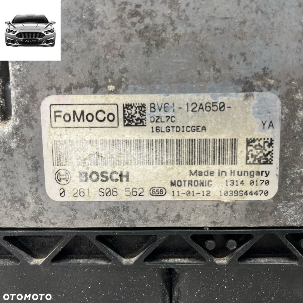 STEROWNIK SILNIKA 1.6 ECOBOOST FORD FOCUS MK3, C-MAX MK2 BV61-12A650-YA - 2
