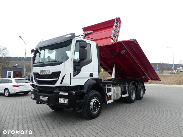 Iveco TRAKKER / X-WAY 420 / 6x4 / KH-KIPPER 3 STR / HYDROBURTA / WYWROTKA /