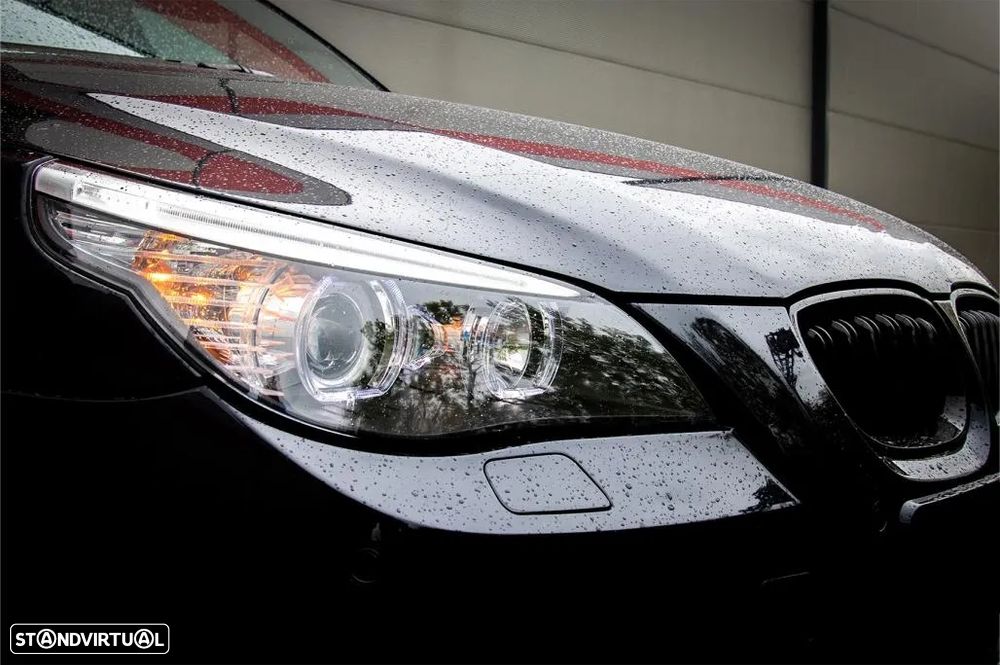 Faróis Bmw Série 5 E60 E61 (2003 a 2006) Look Xenon - 9