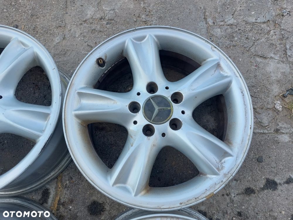 MERCEDES W203 FELGI ALUMINIOWE R16 7J ET37 5X112 ORYGINAŁ PROSTE ! - 4