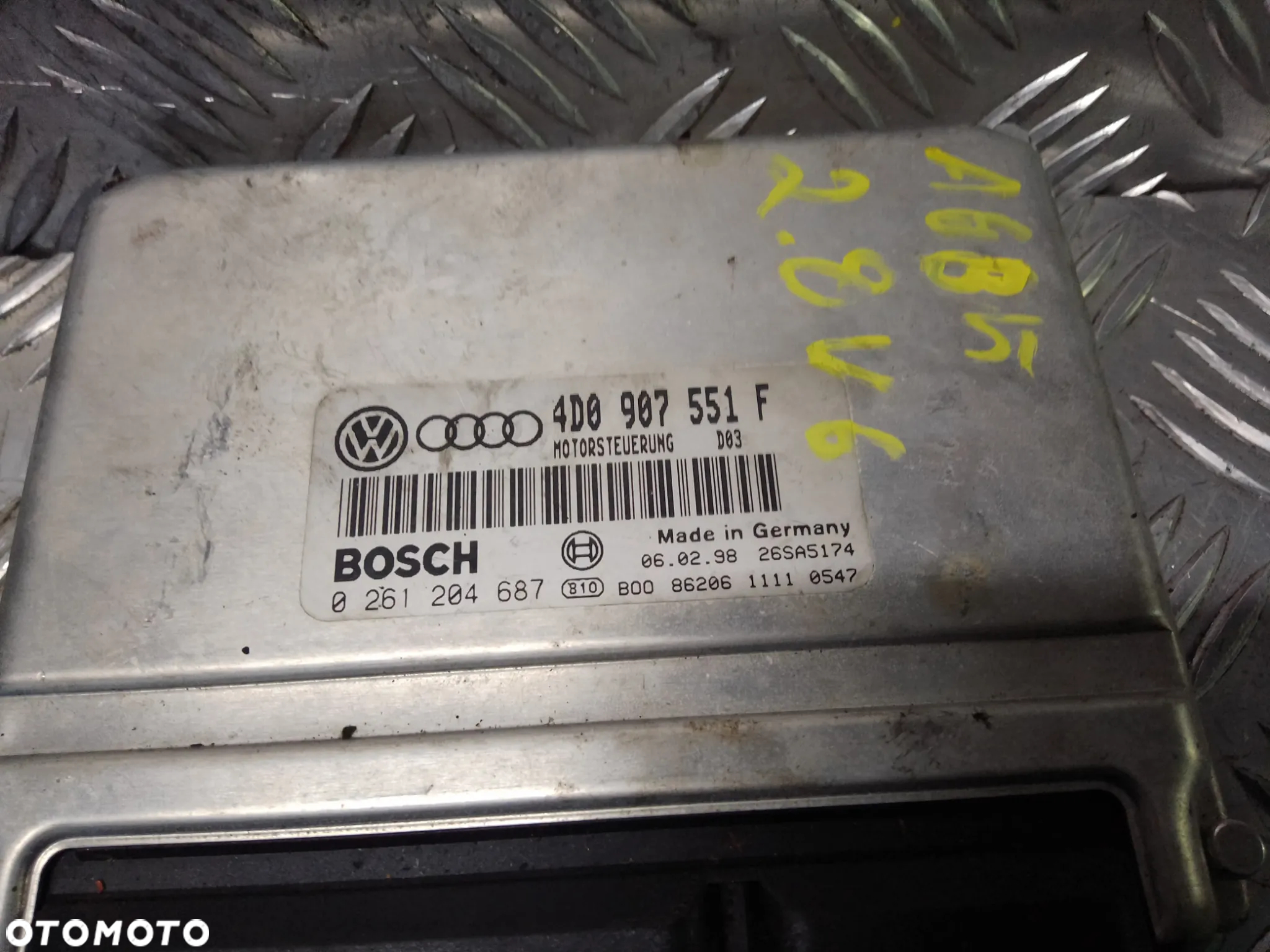 Sterownik silnika AUDI A4 B5 2.8 v6 4D0907551F - 2