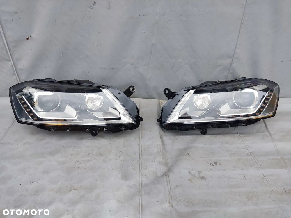 VW PASSAT B7 LAMPA REFLEKTOR PRZEDNI LEWY PRAWY BI XENON KOMPLET 3AB941044 3AB941033 3D0941329C 8K0941597B - 1