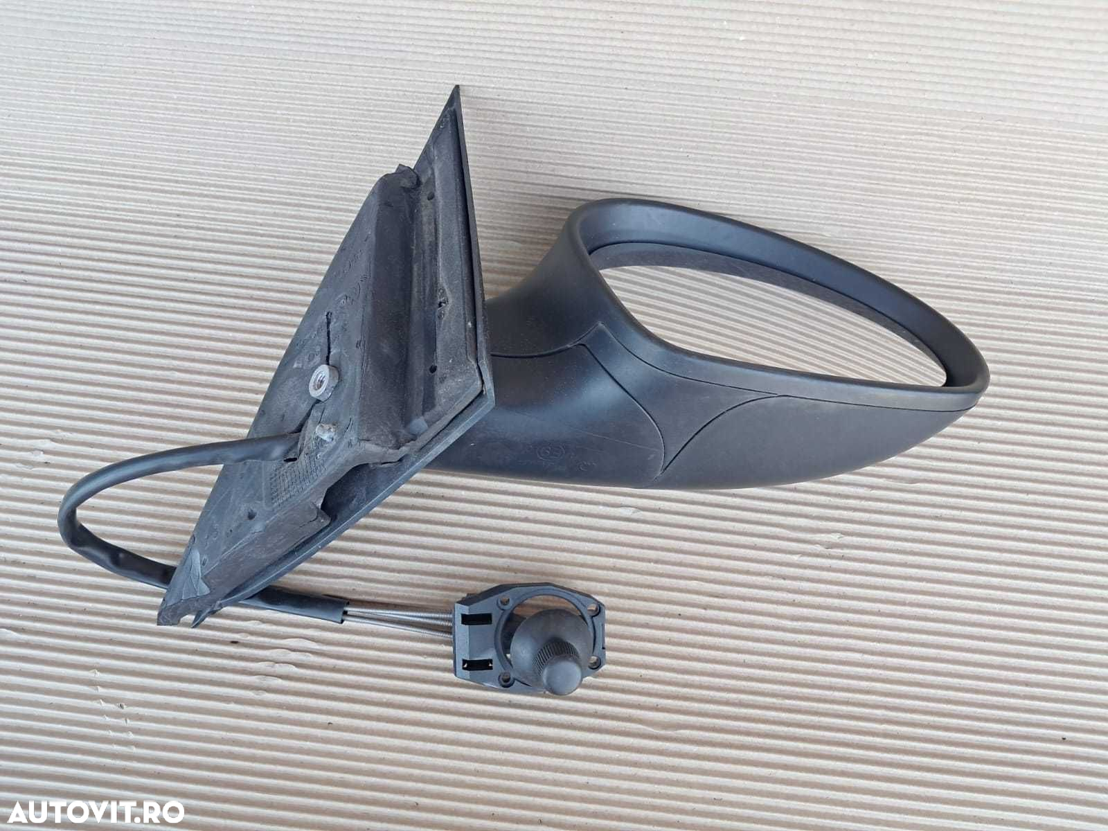 Seat Ibiza 2002--2008, oglinda dreapta completa cu reglaj manual - 2