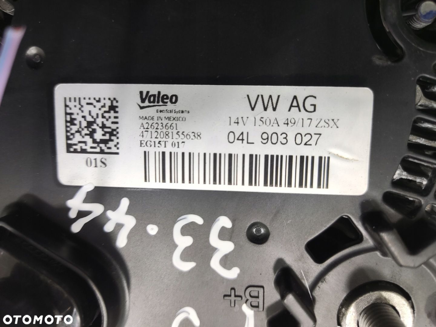 ALTERNATOR AUDI Q5 II 80A 2.0 TDI 2016-2020 04L903027 - 6