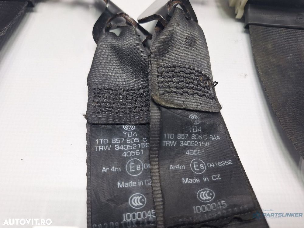 Centurii spate VOLKSWAGEN TOURAN 1T3 2010 - 2015 TDI CFHC 1T0857805C , 1T0857806C - 4