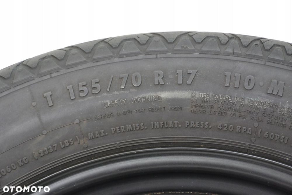 KOŁO DOJAZDOWE R17 MERCEDES W211 W212 W219 ZESTAW -30 - 4