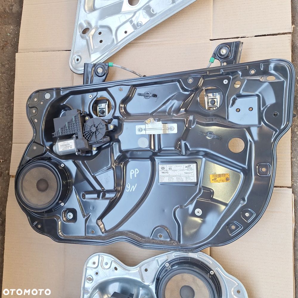 MECHANIZM PODNOSNIK SZYB SZYBY PRAWY LEWY PRZOD TYL POLO 9N - 3
