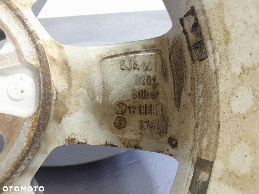 SKODA RAPID FELGA ALUMINIOWA 6JX15 5X100 ET 38 5JA601025L - 7