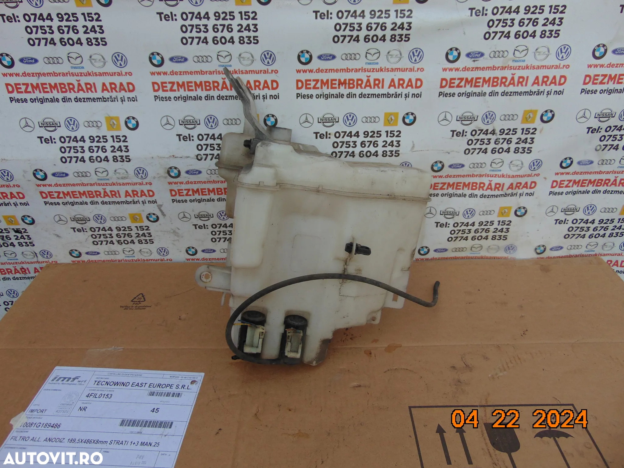 Vas stropgel Suzuki Vitara 2005-2012 vas lichid parbriz suzuki grand vitara 2 - 3