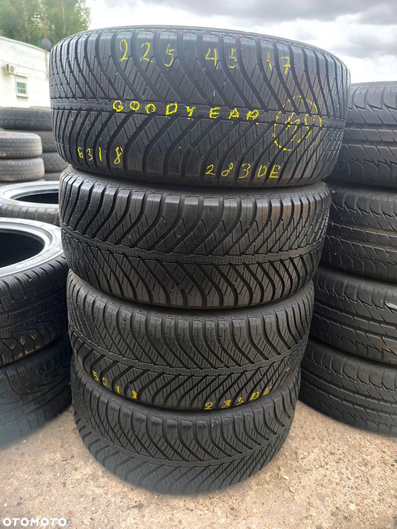 225/45R17 94V Opony Całoroczne Wielosezonowe Goodyear Vector 4Seasons 6mm Legnica ALU-RAD 225/45 - 1
