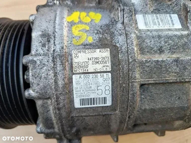 MERCEDES X164 GL W164 ML W251 3.0 V6 CDI DIESEL SPRĘŻARKA KLIMATYZACJI A0022305811 - 2