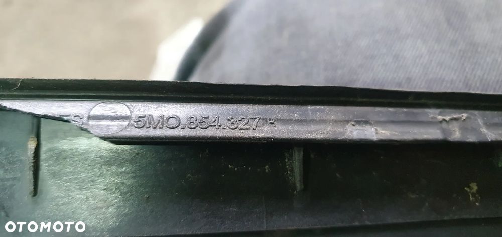 Listwa szyby czołowej lewy przód przednia lewa VW Golf V Plus 5M0854327B - 6