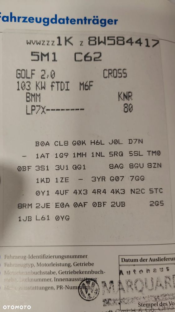 Volkswagen Golf Plus 2.0 TDI DPF CrossGolf - 10