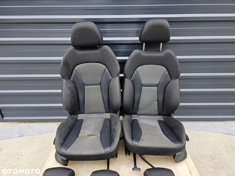 FOTEL FOTELE KOMPLET AUDI A1 8X 5-DRZWI SKÓRA+MATERIAŁ - 13