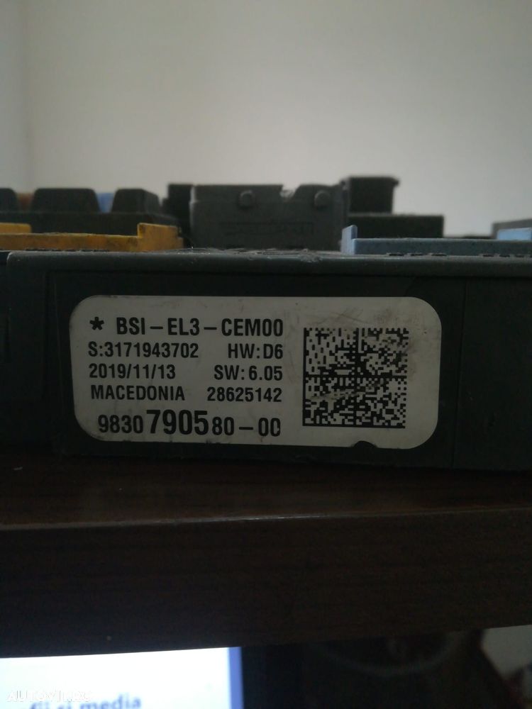 Panou sigurante BSI PEUGEOT 308 T9 SW 1.5 HDI cod motor YHZ an 2019 cod 9830790580 - 2