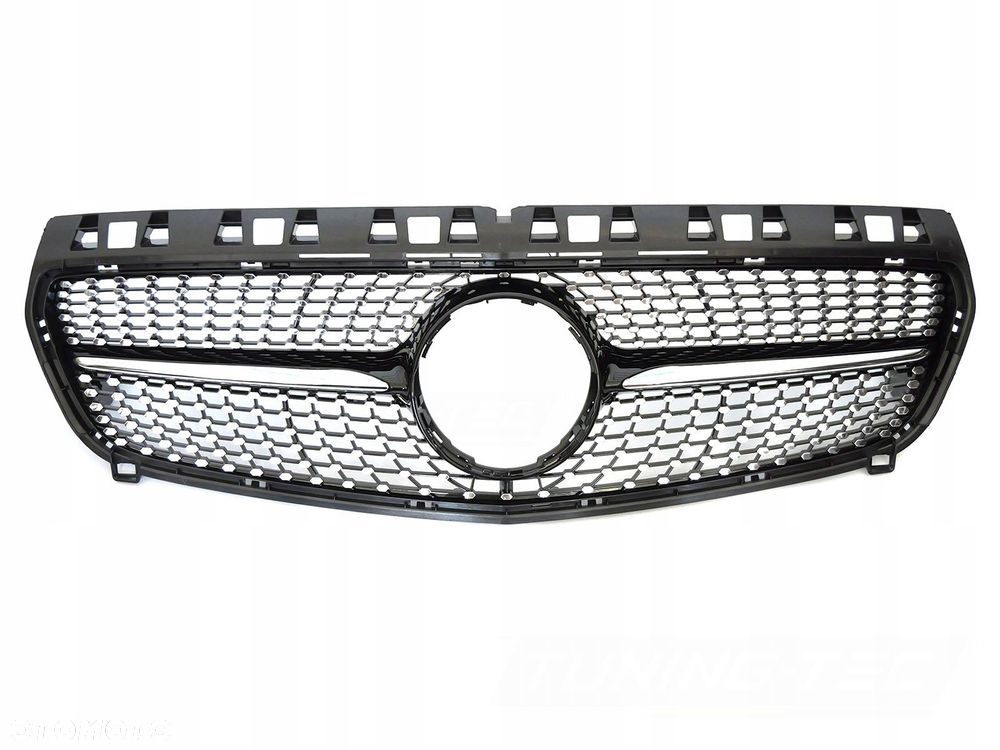 Atrapa Grill Kratka Tuning Diamond Amg Black Mercedes A-klasa 176 2012-2015 - 2