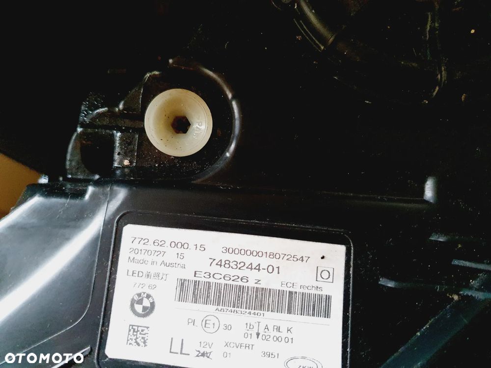 LAMPA PRAWA BMW G11 G12 LED ADAPTIVE  7483244 ORYGINAŁ EU!!! - 9