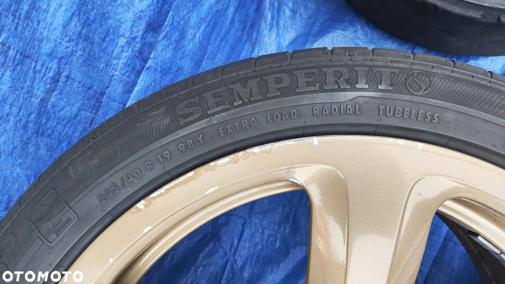 KOŁA FELGI ALUFELGI STYLING 249 5x120 8.5J 9J 19 ET14 ORYGINALNE 6777353 6777354 OPONY 245/40R19 275/35R19 BMW E63 E64 LCI LIFT - 7