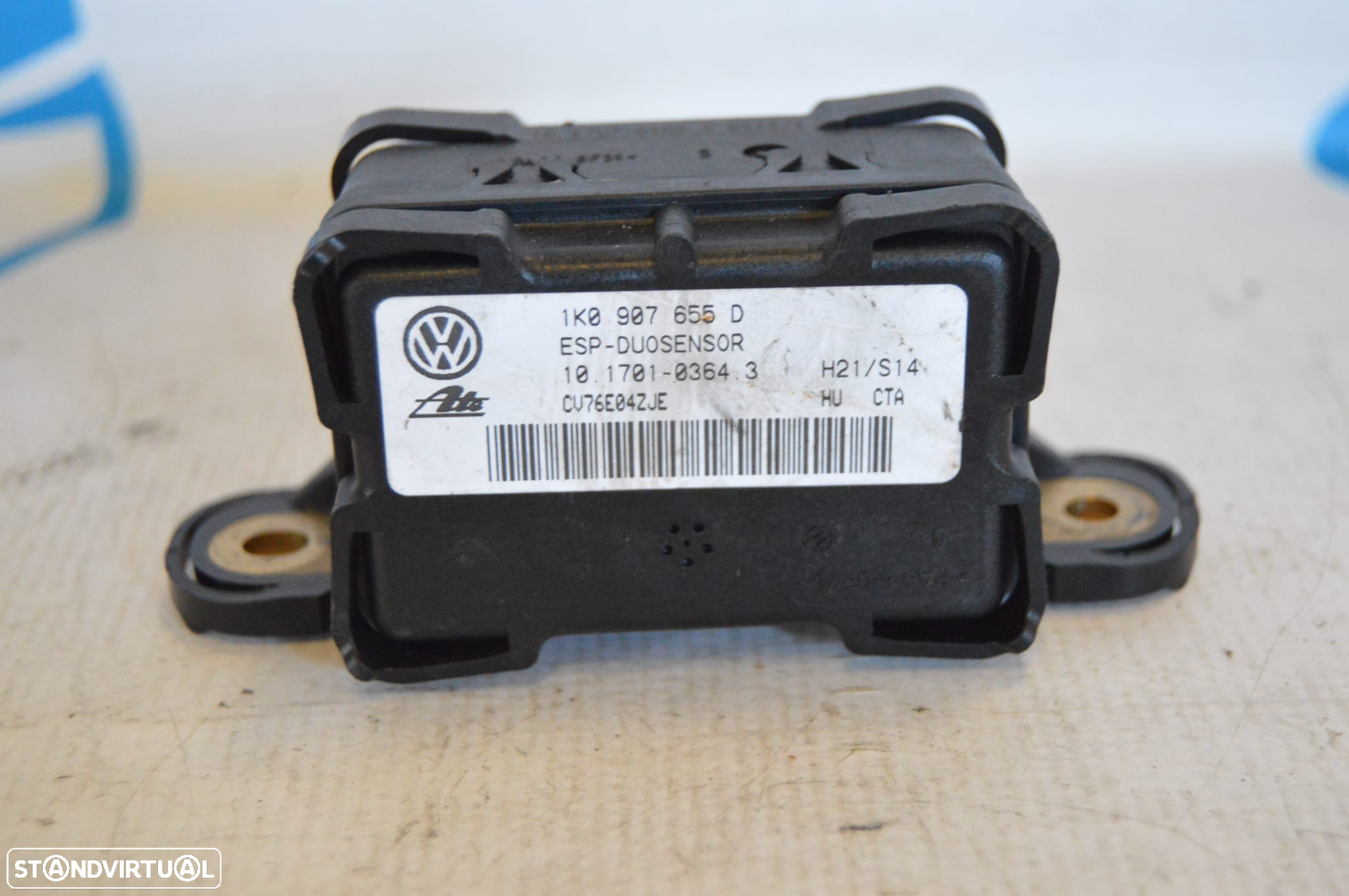 MODULO ESP SENSOR ELETRONICO ORIGINAL 1K0907655 1K0907655D AUDI A3 8P 8PA SPORTBACK 2.0 TDI 170CV BMN - 4