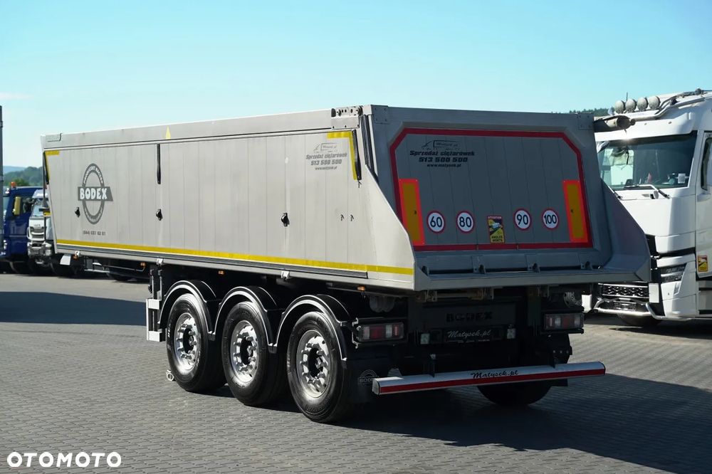 Bodex WYWROTKA 25 m3 / ALUMINIOWA / 2X OŚ PODNOSZONA / 5 300 KG / ALUFELGI / - 6