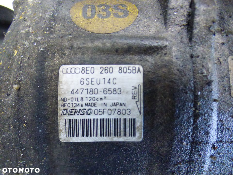 KOMPRESOR KLIMATYZACJI AUDI A4 B6 1.9TDI 8E0260805BA KLIMATYZACI GORLICE - 2