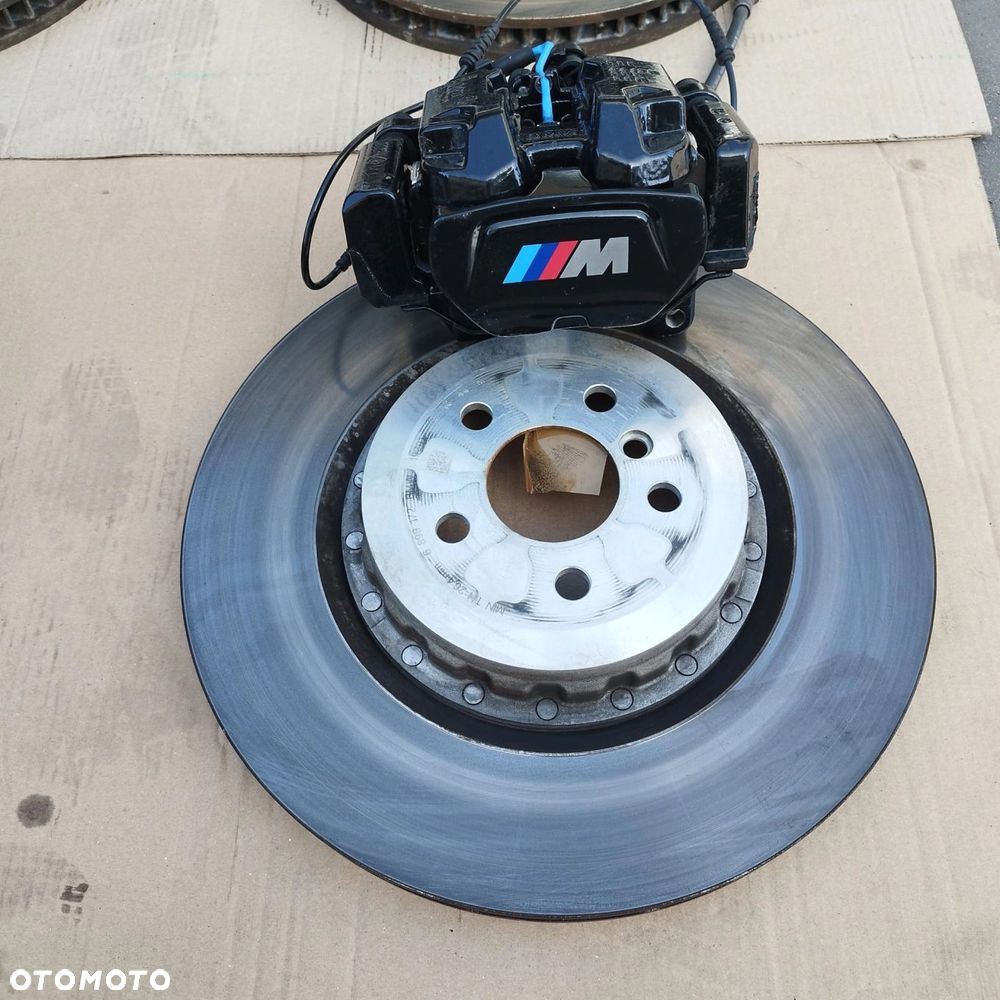 TARCZE KLOCKI ZACISKI OSŁONY KOMPLET M-PAKIET BMW 7 G70 i7 G70 395X36 - 4